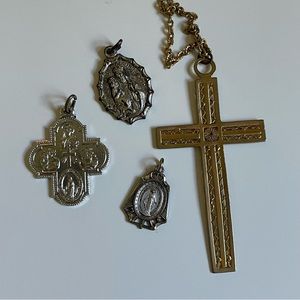 Set of 4 Religious Charms